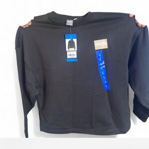 Puma Black Crewneck Sweatshirt